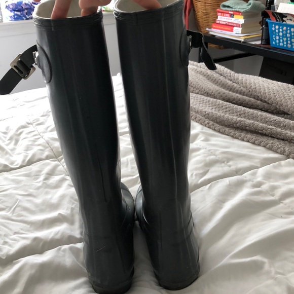 Hunter rain boots-original grey gloss - Picture 4 of 4
